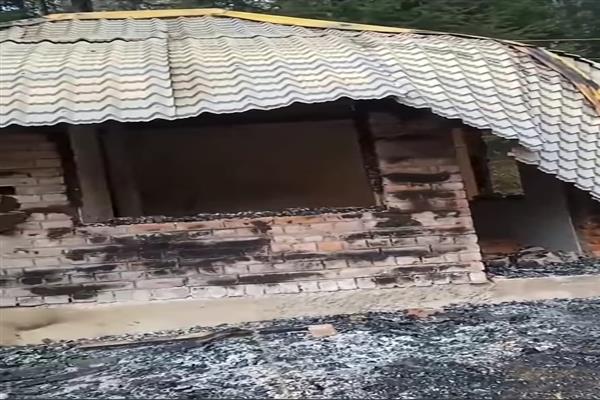 Tourism Rest House in Handwara Damaged in Nighttime Fire Incident