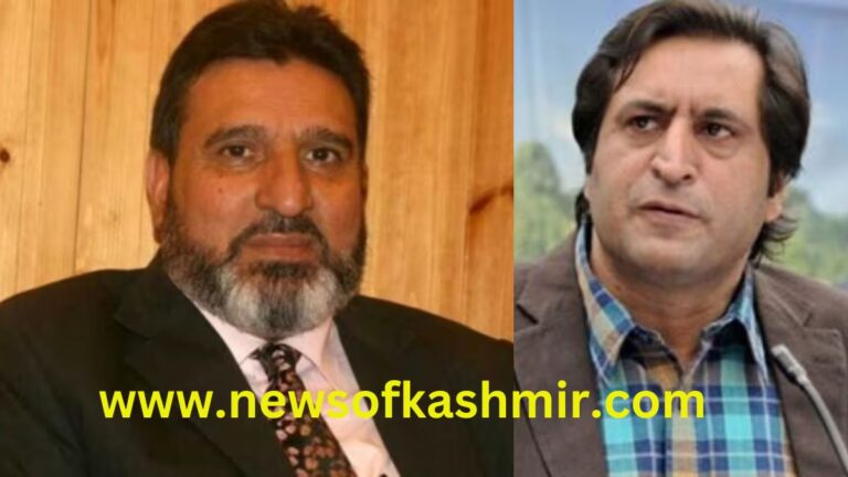 Is there a joint decision by Sajjad Lone and Altaf Bukhari to contest elections together?