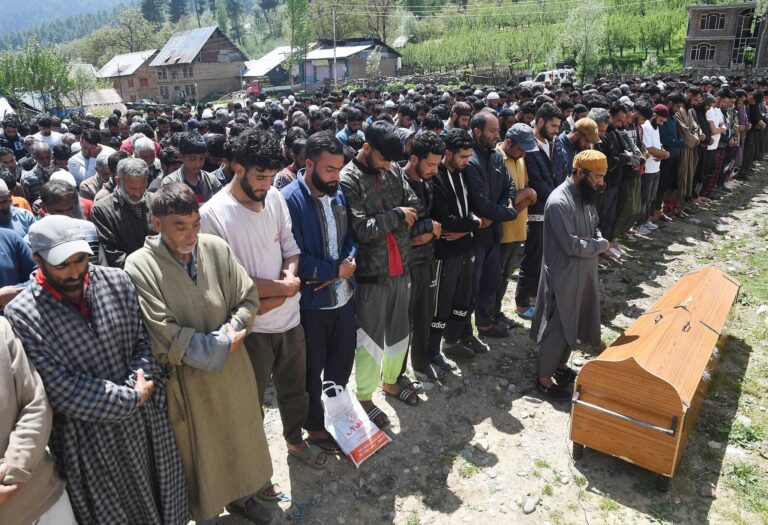 Former BJP Sarpanch Aijaz Ahmad Sheikh Killed in Shopian, Hundreds Mourn at Funeral