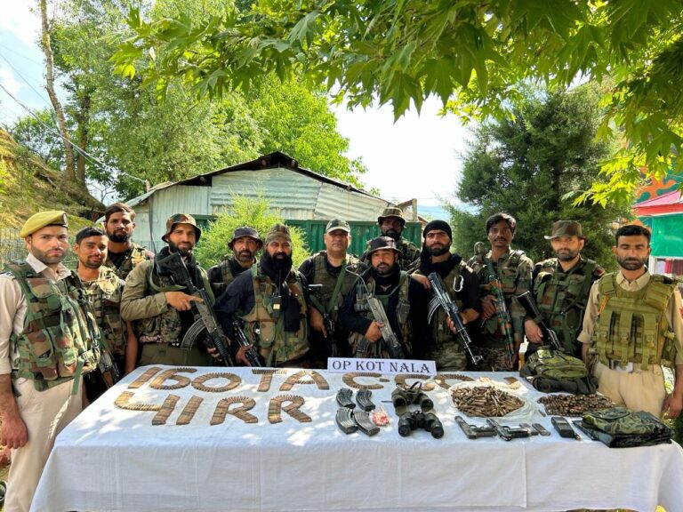 Security Forces Recovered Large Cache of Arms in North Kashmir Forests