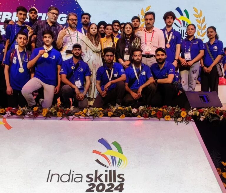 Jammu and Kashmir Shines at India Skill Competitions 2024 with Multiple Medals