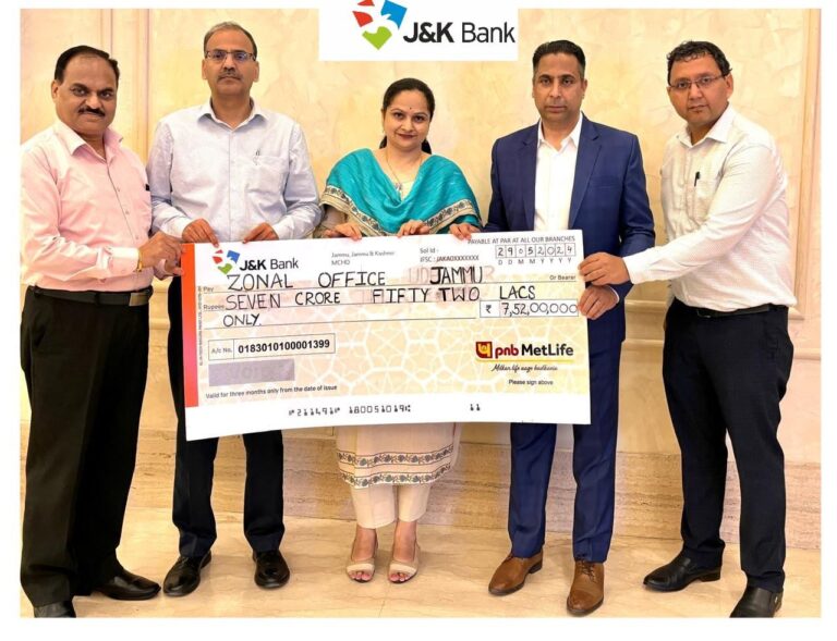 J&K Bank Facilitates Swift Settlement of Insurance Claims for Deceased Borrowers