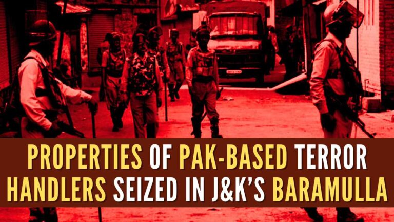 5 Terror Handlers Properties Based in Pakistan Attached by J&K Police in Baramullah