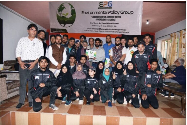 EPG Celebrates World Environment Day 2024 with Grand Event at Greenland Paramedical & Nursing College