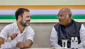 Kharge and Rahul Gandhi