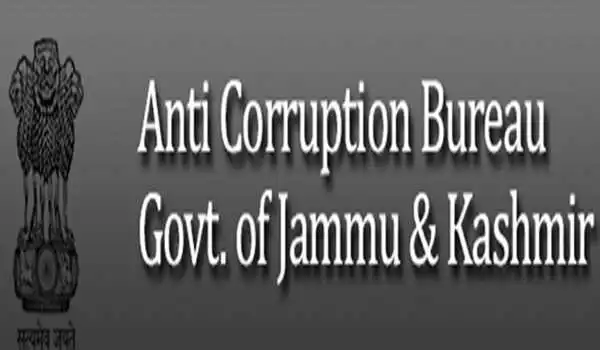 J&K ACB Registers Case Against Former Director Tribal Affairs Mohd Sharief Choudhary and others over corruption charges