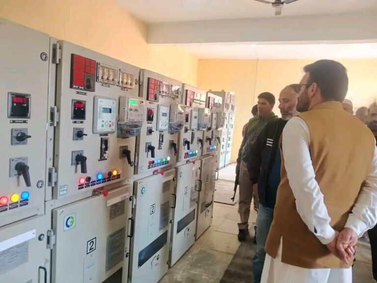 MLA Lolab Qaysar Lone Inspects Dilbagh Diver Receiving Station