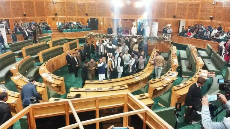 BJP Protests in J&K Assembly over Article 370 Resolution Passed