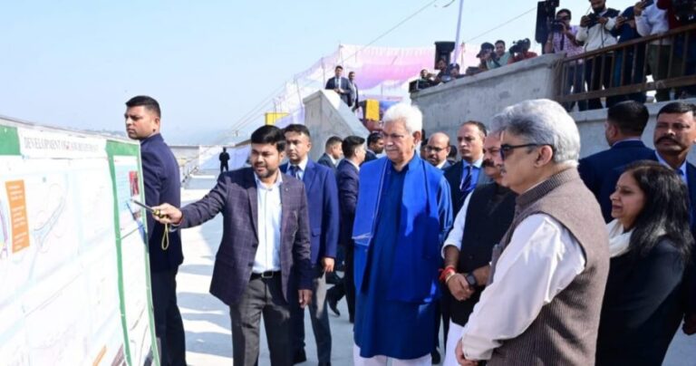 Tawi River Front project J&K Lieutenant Governor