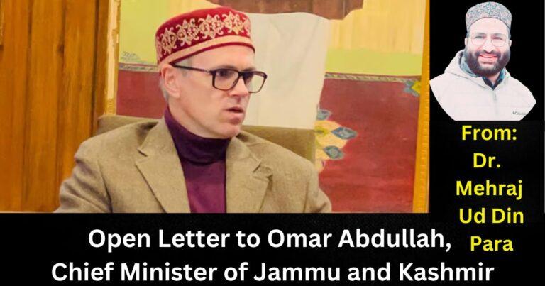 Open Letter to Omar Abdullah,