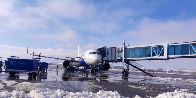 Fresh Snowfall Disrupts Flight Operations