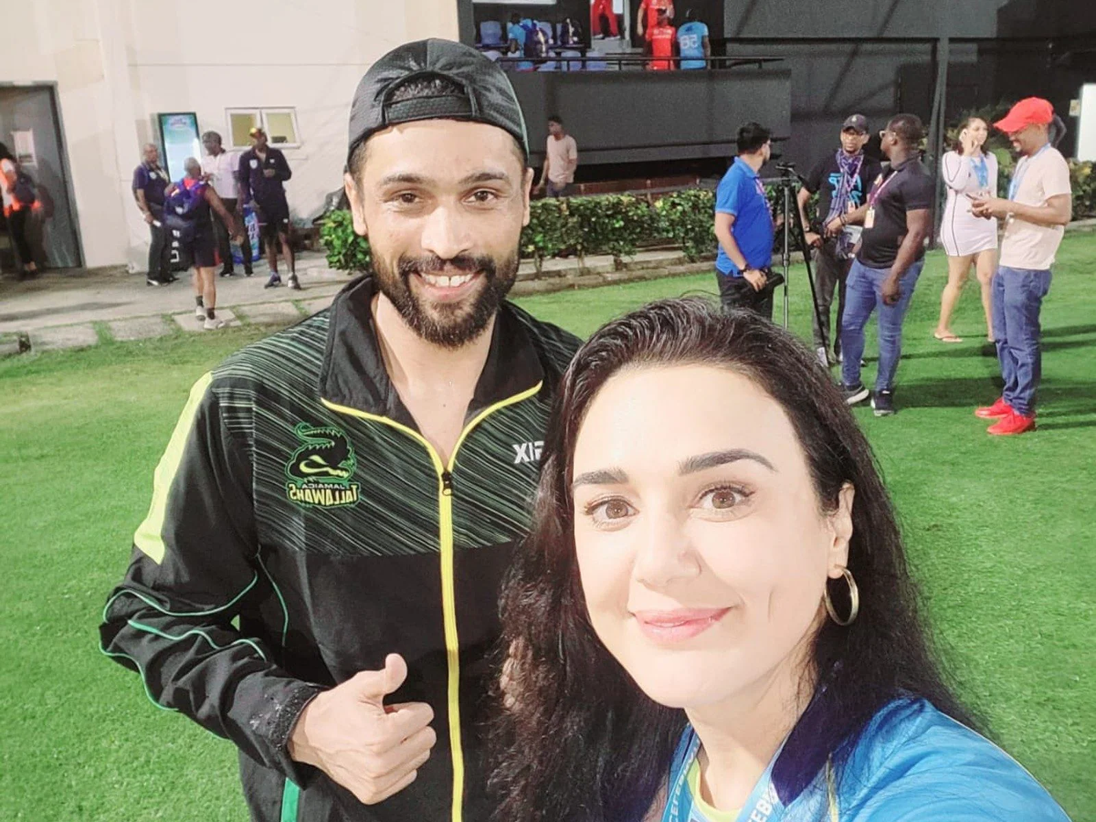 Preity Zinta and Mohammad Amir