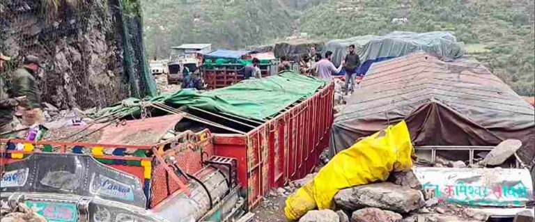 Landslide in Ramban
