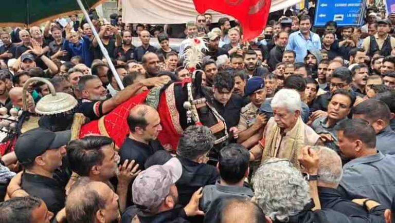 Manoj Sinha Joins Youm-e-Ashura