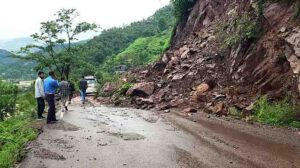 Landslides in Rajouri