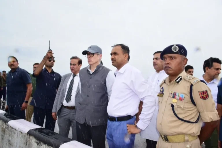 CM Omar Abdullah Reviews Flood-Hit Jammu