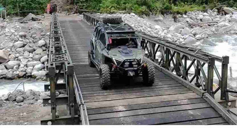 Army Builds Footbridge