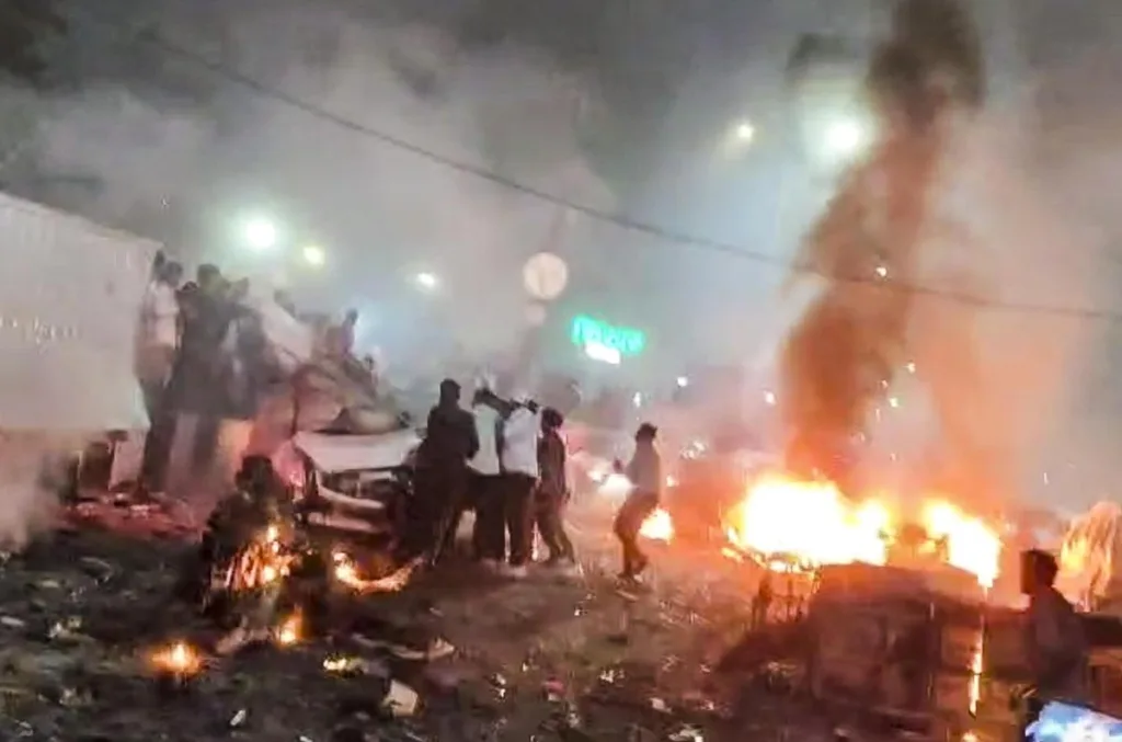 Blast Near Red Fort