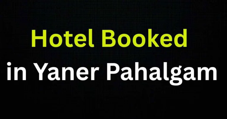 Hotel Booked in Pahalgam