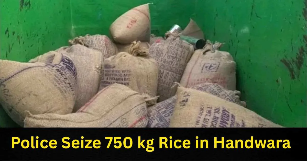 Police Seize 750 kg Rice in Handwara
