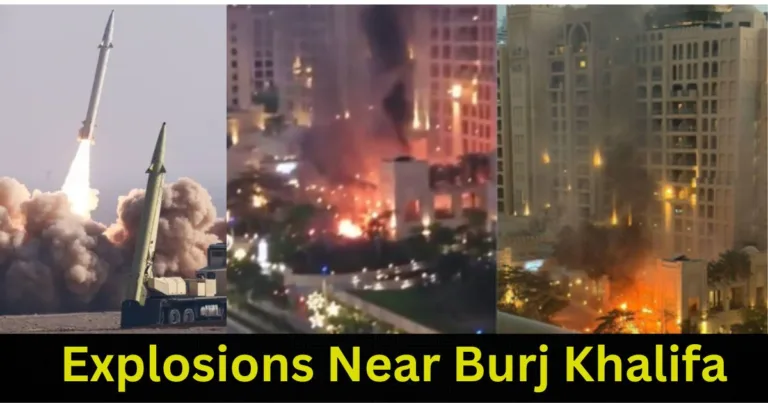 Explosions Near Burj Khalifa