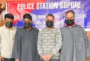 Police Bust Gambling Den in Sopore