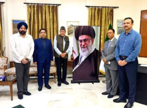 Farooq Abdullah Visits Iranian Embassy