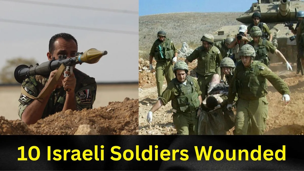 10 Israeli Soldiers Wounded