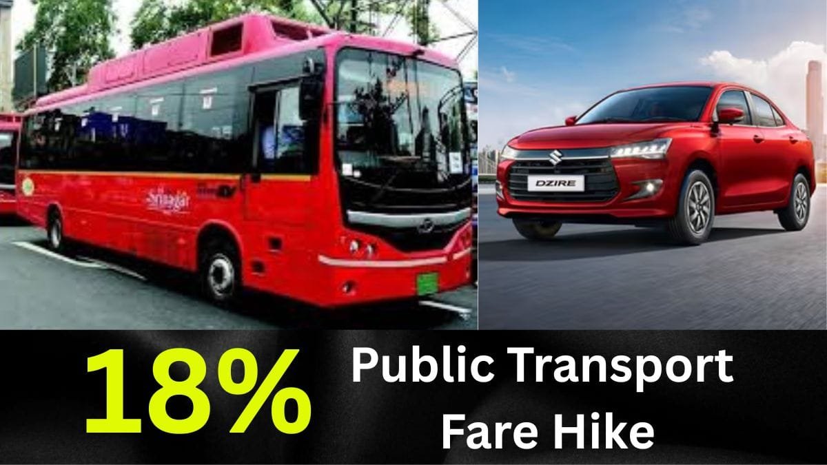 18% Public Transport Fare Hike