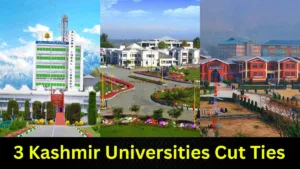 3 Kashmir Universities Cut Ties