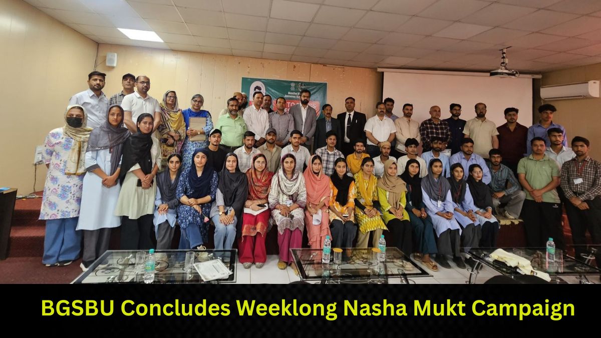 BGSBU Concludes Weeklong Nasha Mukt Campaign