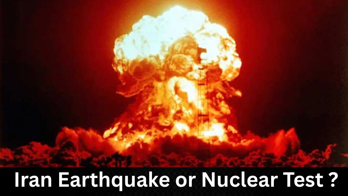 Iran Earthquake or Nuclear Test
