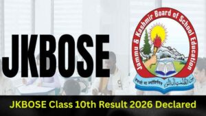 JKBOSE Class 10th Result 2026 Declared