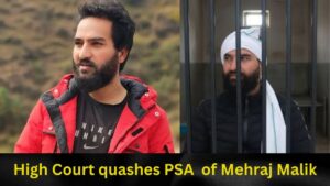 J-K High Court quashes PSA detention of AAP MLA Mehraj Malik