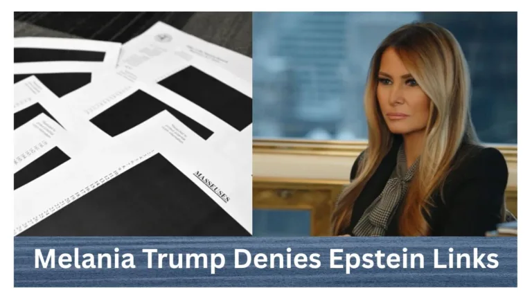 Melania Trump Denies Epstein Links