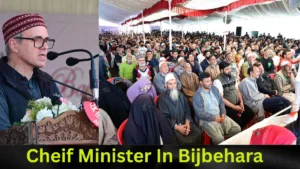 Omar abdullah at Bijbehara