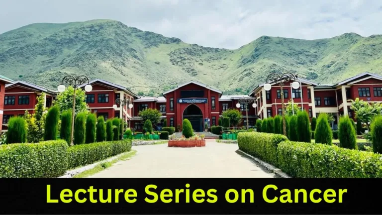 Lecture Series on Cancer