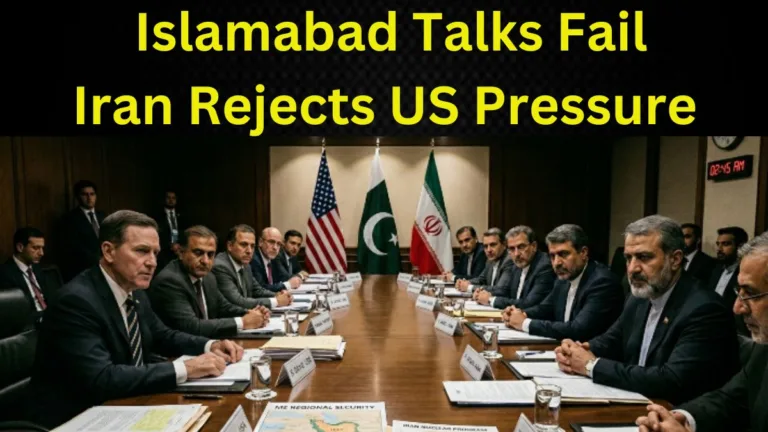 Islamabad Talks Fail: Iran Rejects US Pressure