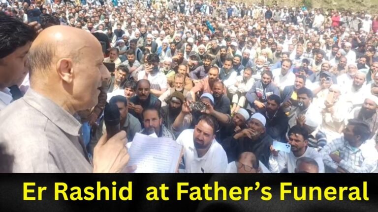 Er Rashid Breaks Down at Father’s Funeral