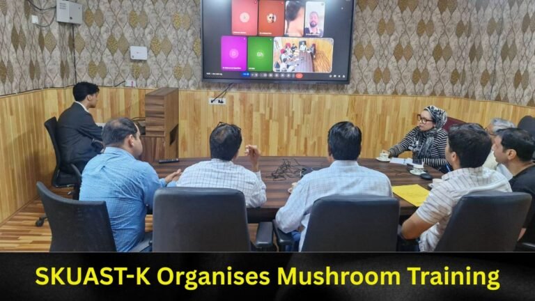 SKUAST-K Organises Mushroom Training