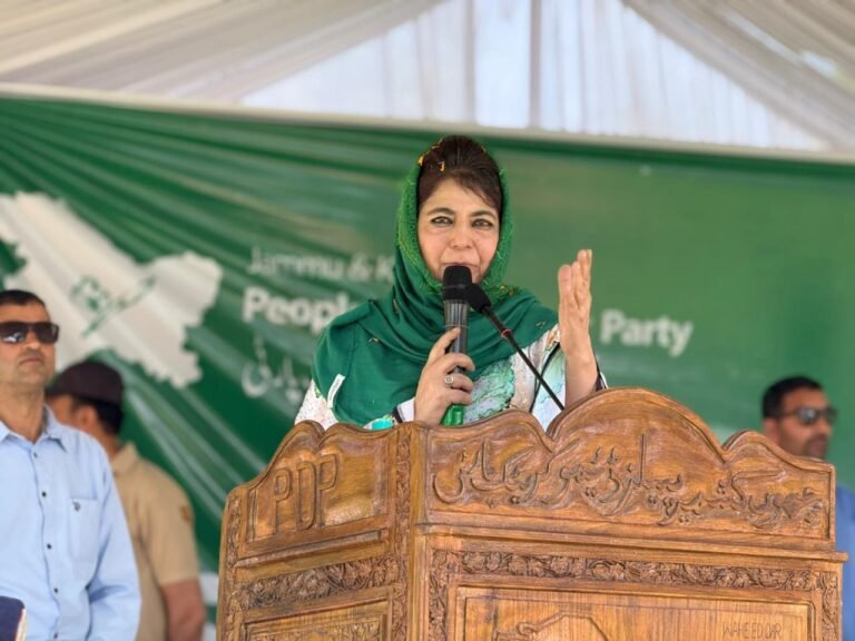 Mehbooba Mufti Calls for India-Pakistan Dialogue