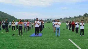 BGSBU Marks International Yoga Day