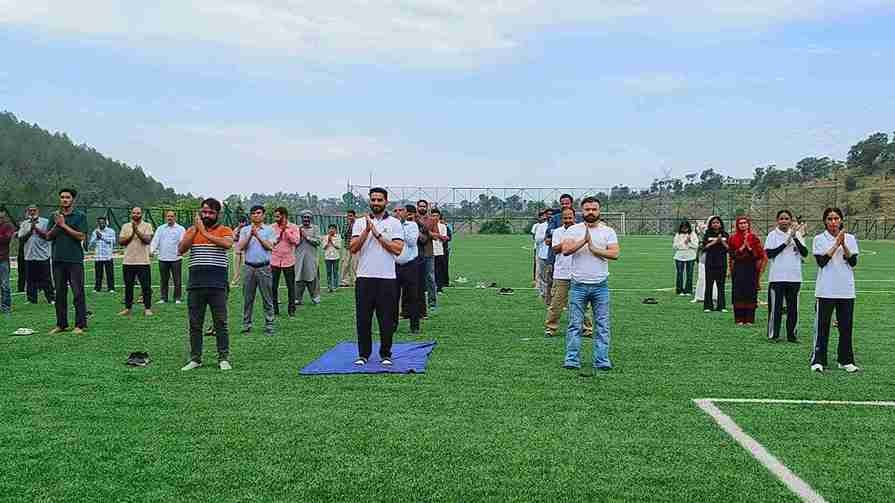 BGSBU Marks International Yoga Day