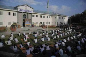 Vice Chancellor Leads Yoga Day