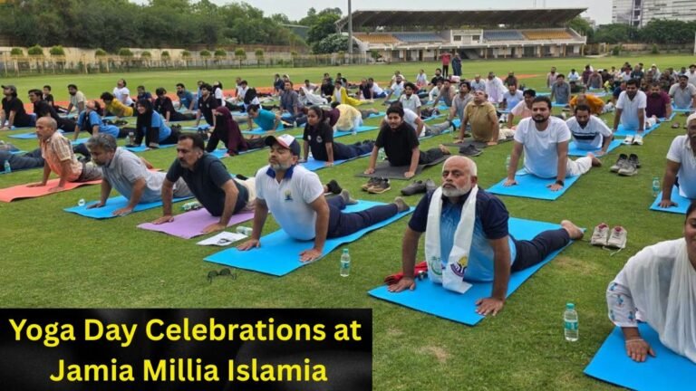 Yoga Day Celebrations at Jamia Millia Islamia