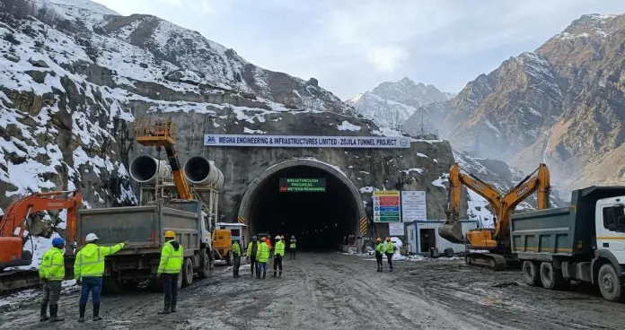 Zojila Tunnel Nears Historic Breakthrough