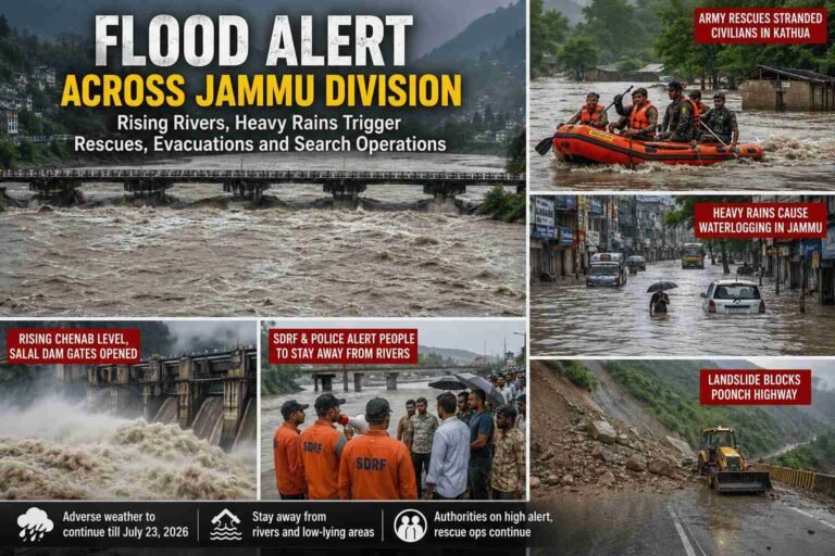 Flood Alert Across Jammu Division