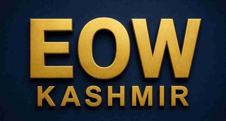 EOW Kashmir
