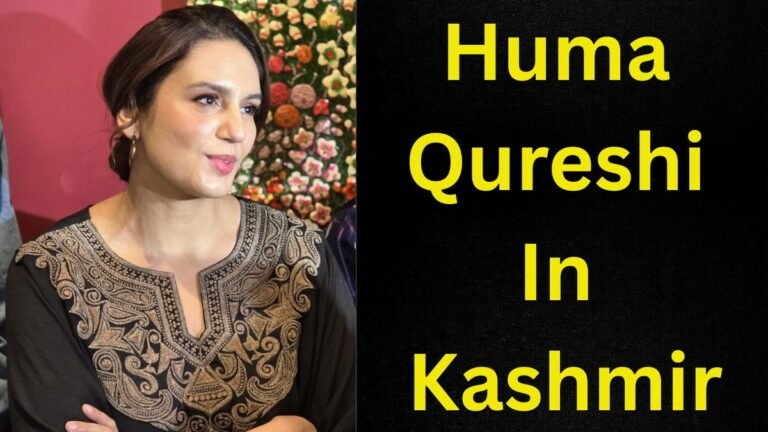 Huma Qureshi Visits Kashmir