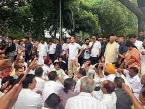 Rahul Gandhi Leads Protest